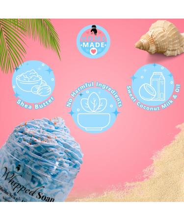 Whipped Soap Body Wash | Caribbean Sea & Himalayan Salt - Luxurious Hydrating & International Shipping - Buy Online on GoSupps.com