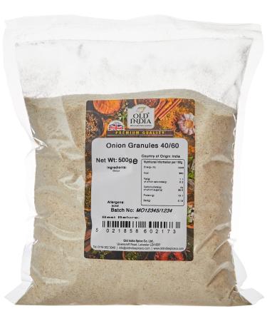 Old India Onion Granules 40/60 500g 500 g (Pack of 1)