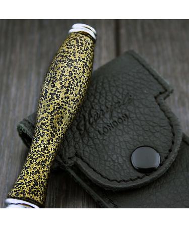 Double Edge Safety Razor for Men | Perfect Shaving Experience & Branded Leather Pouch - International Shipping Available - Buy Online on GoSupps.com