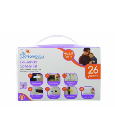 DREAMBABY HOUSEHOLD SAFETY KIT 26PC 26-Pieces White