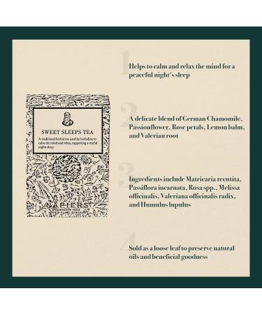 Napiers Sweet Sleeps Herbal Tea 100g | Calm & Relax with Caffeine-Free Loose Leaf Tea - Buy Online on GoSupps.com