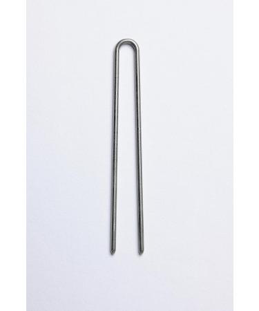 2 Inch Straight Stainless Steel Heavy Duty Hairpins Pack of 12 - SILVER | Handmade Snagless Hair Pin Set - Buy Online on GoSupps.com