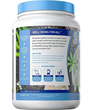 Purely Inspired Collagen Peptides Unflavored 1 lb - 100% Pure Protein Supplement - Buy Online on GoSupps.com