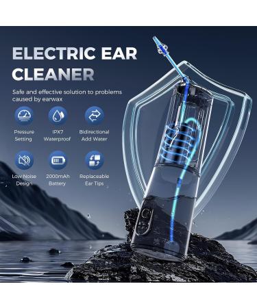 Buy Ear Wax Removal Kit - Water Powered Cleaner with 6 Tips & 3 Pressure Modes Safe & Effective IPX7 Waterproof USB-C Rechargeable - Buy Online on GoSupps.com