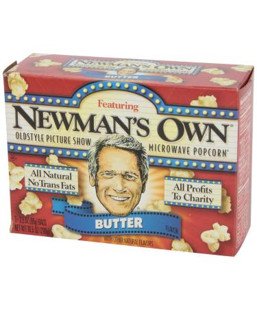 Newman's Own Old Style Picture Show Butter Microwave Popcorn - 3 Count - Buy Online on GoSupps.com