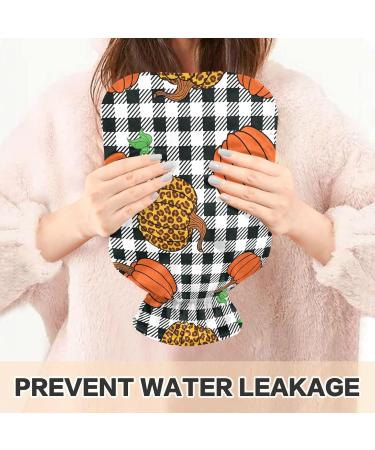 BPA-Free Leopard Pumpkin Hot Water Bottle - 2L Large Cover for Pain Relief & Therapy - Buy Online on GoSupps.com