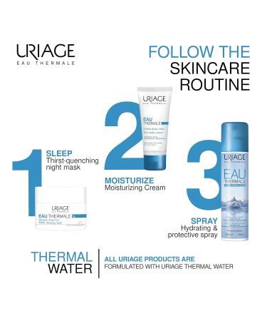 URIAGE Thermal Rich Water Cream 1.35 fl.oz. | Hydrating Shea Butter Moisturizer for Dry Skin | 24hr Daily Moisture | Deep Hydration Facial Care - Buy Online on GoSupps.com