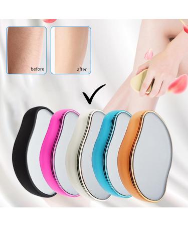 SOASINPRO Crystal Nano Hair Remover | Premium Efficient Depilation Device for Women & Men | Magic Crystal Hair Remover - Gentle on Skin (Silver) - Buy Online on GoSupps.com