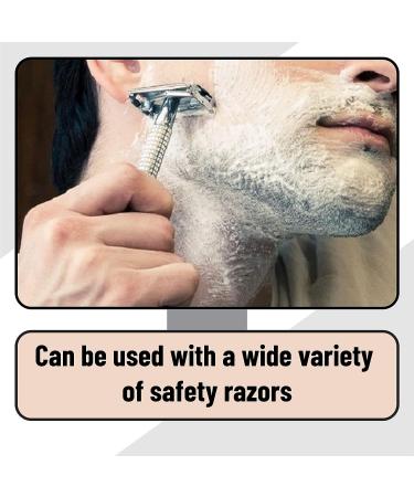Bates Stainless Steel Double Edge Razor Blade 40 Pack - Premium Safety Razor Blades for Men's Shaving - Buy Online on GoSupps.com
