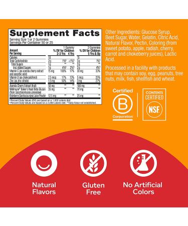Olly Kids Gummy Immune Support with Wellmune & Elderberry - 50 Gummies - Buy Online on GoSupps.com