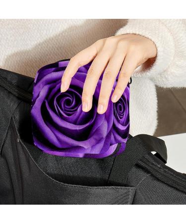 Period Bag - Stylish Sanitary Napkin Storage & Tampon Holder in Purple Rose for Purses | International Shipping Available - Buy Online on GoSupps.com