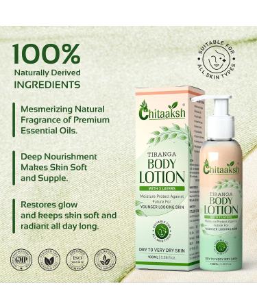 Chitaaksh Deep Nourish Body Lotion With 3 Layers for Women & Men | Non Sticky Body Moisturizer With Natural Sunscreen | Winter Body Lotion For Dry To Very Dry Skin (100 ML) - Buy Online on GoSupps.com