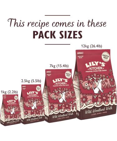 Lily's Kitchen Made with Natural Ingredients Adult Dry Dog Food Salmon & Venison Grain Free Recipe 12kg - Buy Online on GoSupps.com