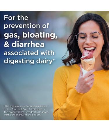 Lactaid Original Strength Lactose Intolerance Relief Caplets 120 ct - Natural Lactase Enzyme Dietary Supplement for Gas, Bloating & Diarrhea Prevention - Buy Online on GoSupps.com