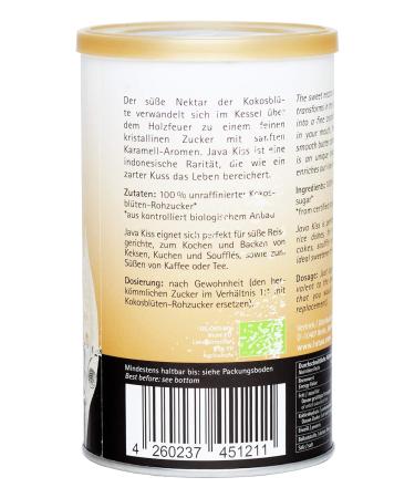 Lotao Coconut Blossom Sugar Bio 2x250g - Natural Brown Sugar Replacement with Caramel Note | Perfect for Coffee Tea & Desserts | Premium Palm Sugar - Buy Online on GoSupps.com