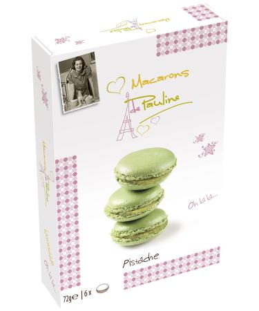 Pauline Pistachio Macarons 72g 3-pack (3x72g)