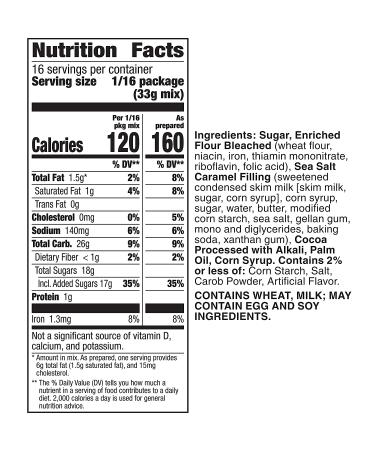 Betty Crocker Delights Salted Caramel Brownie Mix 18.4 Oz - Delicious Homemade Treats - Buy Online on GoSupps.com