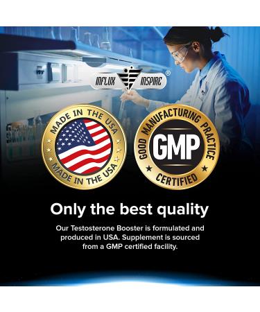 Testosterone Booster for Men - Enhance Stamina, Endurance & Strength - 60 Capsules - Buy Online on GoSupps.com