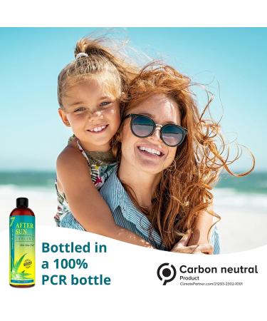 Texas Aloe Vera Cooling After Sun Gel with Cucumber & Vitamin E - Instant Sunburn Relief for Skin & Face (12 Fl Oz) - Buy Online on GoSupps.com