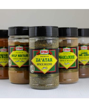Ziyad Shaker Premium Za'atar Spice Blend - 5.5 oz | Flavorful & Additive-Free Mix - Buy Online on GoSupps.com