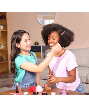 Miraculous Ladybug Kids Makeup Set - 10 Piece Non-Toxic Cosmetics Kit with Nail Polish Hair Chalk & Stickers - Safe Pretend Play for Children - Buy Online on GoSupps.com