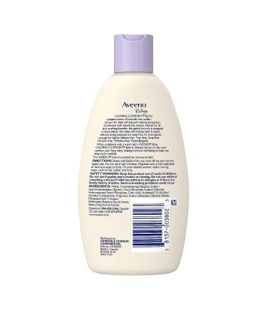 Aveeno Baby Calming Comfort Bath Lavender and Vanilla 8 fl oz - Gentle Formula for Soothing Baby's Skin - Buy Online on GoSupps.com