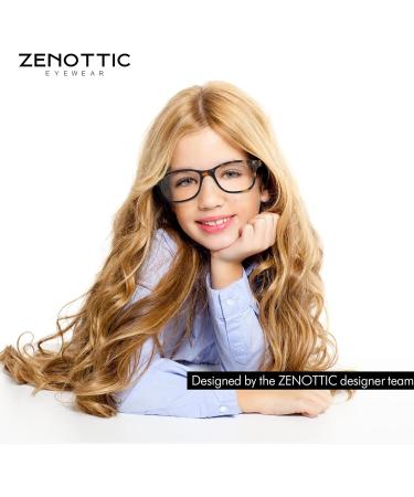 ZENOTTIC Kids Blue Light Blocking Glasses - Anti Glare Lens, Lightweight Frame - Boys & Girls Tortoise - Buy Online on GoSupps.com