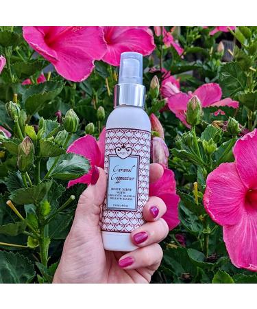 Jaqua Caramel Cappuccino Hydrating Body Mist w/Organic Aloe Caramel Cappuccino 4 Fl Oz (Pack of 1) - Buy Online on GoSupps.com