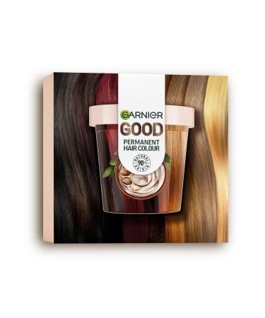 Garnier Good Permanent Hair Dye Premium Starter Kit 7.0 Almond Creme Dark Blonde Up To 100% Grey Coverage 8 Weeks Long-Lasting Colour No-Drip Application 7.0 Almond Creme Dark Blonde Premium Starter Kit - Buy Online on GoSupps.com