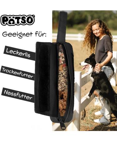 P tso Dog Food Bag | Dummy Retrieving Toy & Training Bag for Dogs | Black Treats Dummy - Buy Online on GoSupps.com