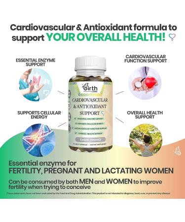 BIRTH CORE Prenatal Vitamins with CoQ10 - 2 Bottles Multivitamin Gummies for Women | DHA, Folic Acid, Cardiovascular & Antioxidant Support | Conception & Fertility Supplements - Buy Online on GoSupps.com