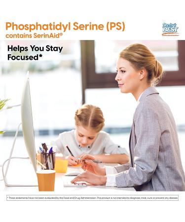 Doctor's Best Phosphatidylserine with SerinAid 100mg - 60 Softgels | Enhance Memory & Focus - Buy Online on GoSupps.com