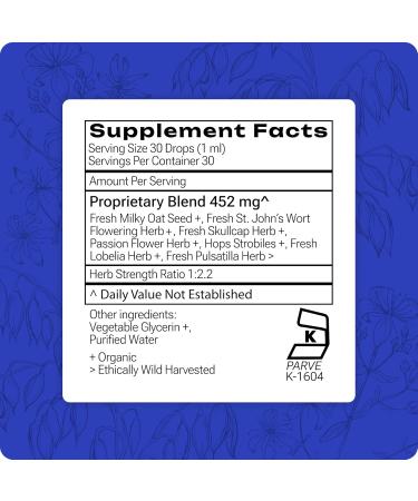 Grama Wellness Zzzzz Organic Sleep Aid Tincture Non Habit Forming Nighttime Drops for Adults Fast-Acting Liquid Sleep Aid for Deep Rest Calm & Relaxation Alcohol-Free 1 fl oz - Buy Online on GoSupps.com