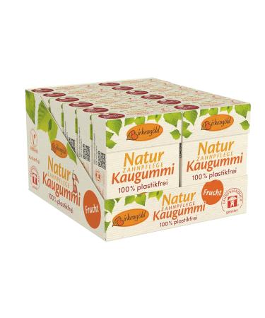 Buy Birkengold Nature Disch Calition Chumpory - Plastic-Free Sugar-Free Fruit Chews (12x28g) | Natural Cauch (Chicle) | Certified Natural Cosmetics - Buy Online on GoSupps.com
