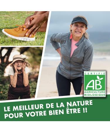 Painful joints knee shoulder Actions Heavy legs Turmeric Nettle Piperine Powerful Anti-inflammatory and Anti Natural Oxidant 60 Vegetable Capsules Made in France Certified Organic - Buy Online on GoSupps.com