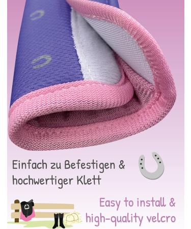 HECKBO Kids Car Seat Belt Pads - Horse Design - 1 Piece | Seat Belt Protectors for Kids and Babies - Buy Online on GoSupps.com