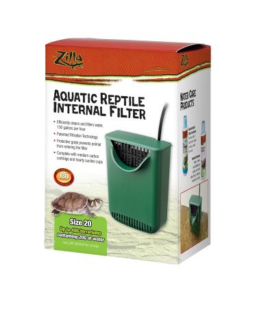 Zilla Aquatic Reptile Internal Filter, 20 Gallons