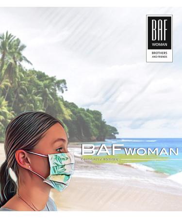 BAF Community Masks 2-Pack Set | Unisex Cotton Reusable Face Masks - Washable & Stylish Motifs for Ultimate Comfort & Protection - Buy Online on GoSupps.com