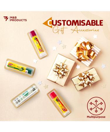 Clear Plastic Lip Balm Pouches with Money Holder - 10 Pack Chapstick Holders with Adhesive Back and Money Window - DIY Gift Accessory - Buy Online on GoSupps.com