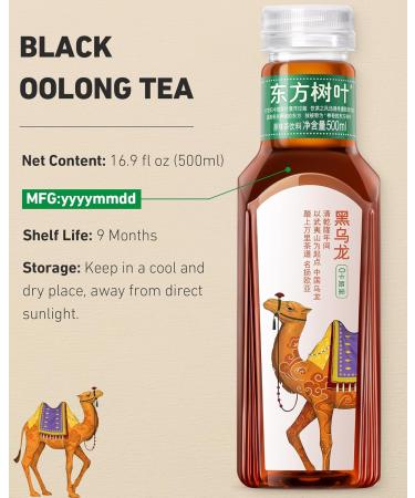 ORIENTAL LEAF Unsweetened Iced Tea Bottled Black Oolong Tea 500 ml bottles 15 Pack Bottled Iced Tea Drinks Sugar Free 0 Calories unsweet black oolong - Buy Online on GoSupps.com