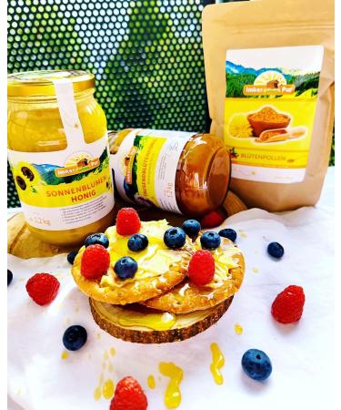 Organic Raw Forest Honey 1000g | Pure Unheated Natural Beekeeping with Pollen & Beeswax - International Shipping Available - Buy Online on GoSupps.com