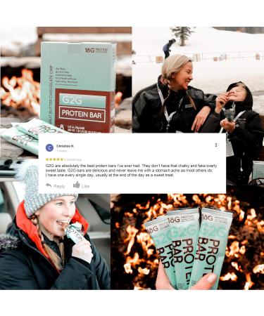 G2G Protein Bar PB Lovers 4-Pack 1 Box Each PB Choc Chip PB Coconut PB Banana PB & J Healthy Snack Delicious Meal Replacement Gluten-Free Refrigerated for Freshness 32 Count (4 Packs of 8) - Buy Online on GoSupps.com