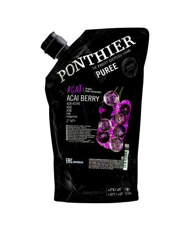 Food-united acai puree fruit puree from Ponthier 6x 1kg for A a -Superfood-Smoothie-Bowl-Sorbet-Sorle-Cocktail-Quark-M sli-Cornflakes 6 kg