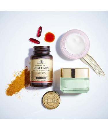 Solgar Full Spectrum Curcumin 30 Liquid Extract Softgels - Premium Turmeric Supplement - Buy Online on GoSupps.com