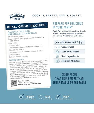 Augason Farms Dried Whole Egg Product - 2lbs No. 10 Can | Long-Term Food Storage - Buy Online on GoSupps.com