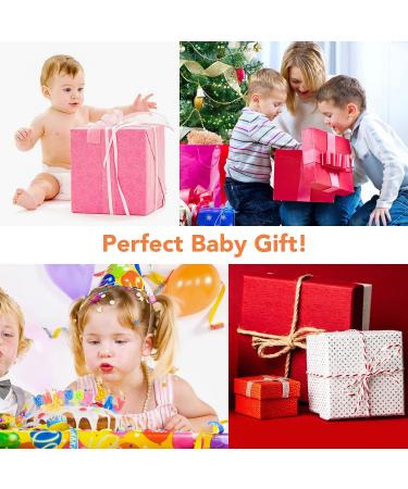 Baby Rattle Socks Set - Wrist Rattles & Foot Finders for Boys & Girls | Newborn Gift Set - 4PCS - Buy Online on GoSupps.com