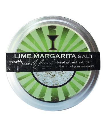 Rokz Lime Margarita Salt Rimmerz, 4oz (Pack of 1) 4 Ounce (Pack of 1)
