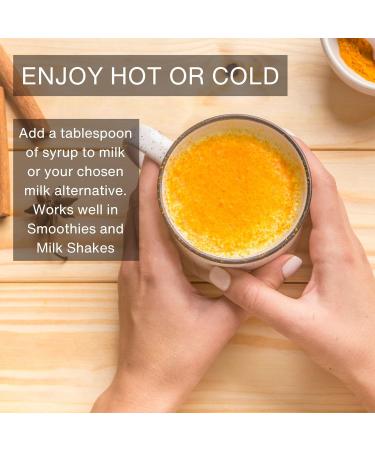 Cafe Collective Turmeric Golden Milk Latte Concentrate 1000ML - All-Natural Vegan-Friendly with Black Pepper Activation - Buy Online on GoSupps.com