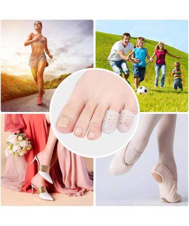 Toe Sleeve Gel S Size - 10 Pcs Breathable Protector for Ingrown Toenails Corns & Blisters | Relief for Hammer Toes & Friction - Shop Now - Buy Online on GoSupps.com