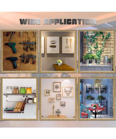 30 Pcs Hercules Hooks - Stainless Steel Wall Picture Hangers for Picture Frames, Planters, Clocks - No Nails Needed - Buy Online on GoSupps.com